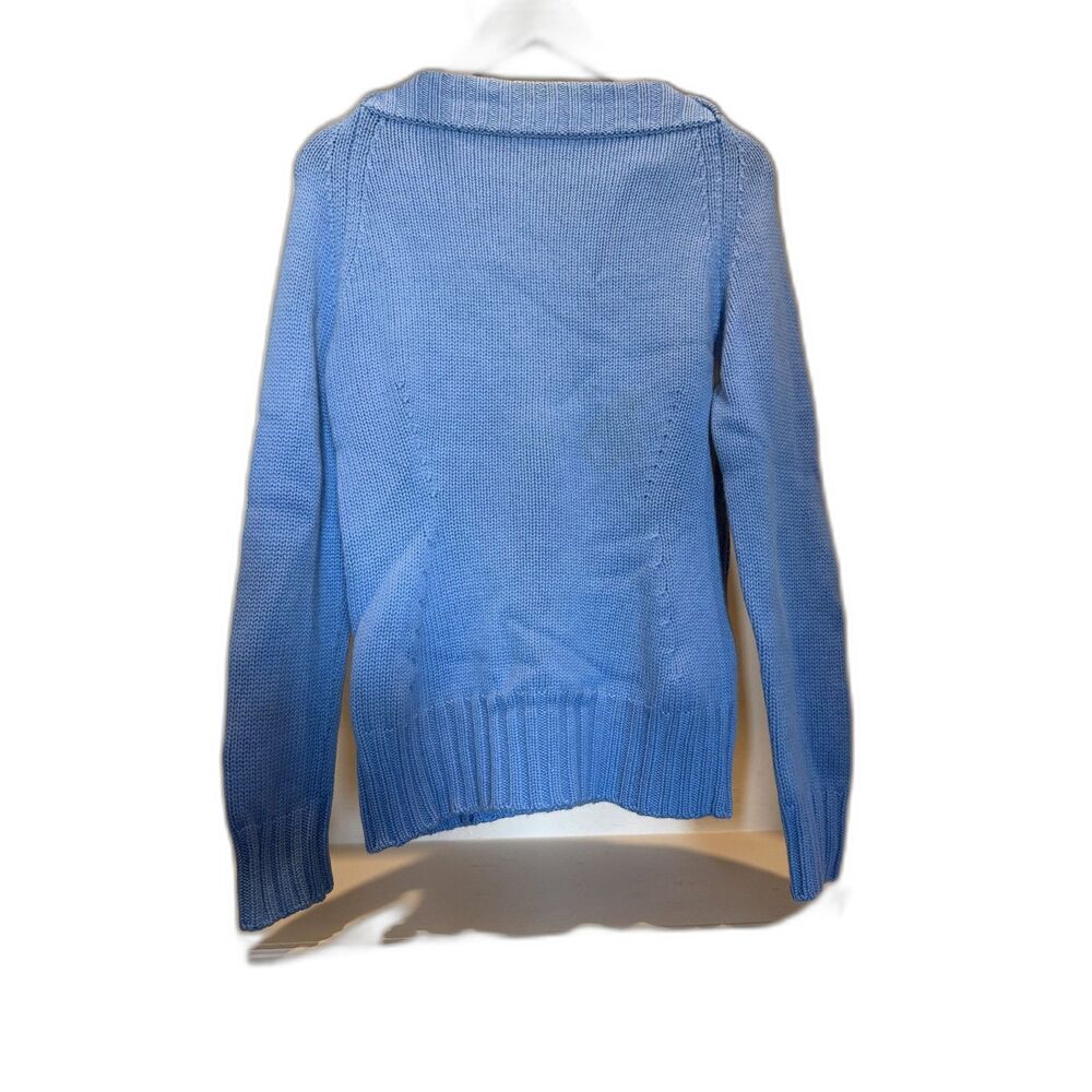 Celine 100% Cashmere Sweater in Blue, Medium